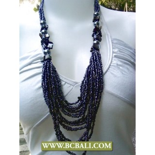 Paua Layered Necklace Beaded